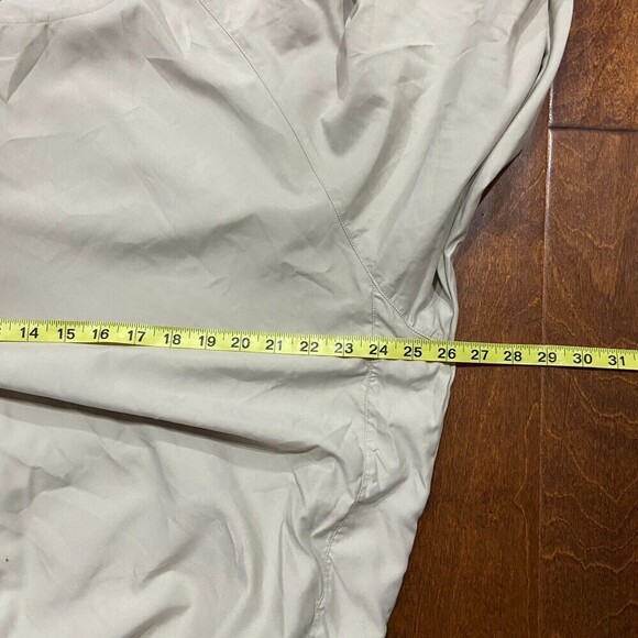 FootJoy Plum Hollow CC Golf Khaki Tan Pullover Windbreaker Men's Size Large - Picture 5 of 8